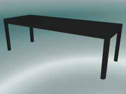 कॉफी टेबल वर्कशॉप (120x43 सेमी, ब्लैक)