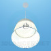 3d модель Светильник с плетеным абажуром – превью