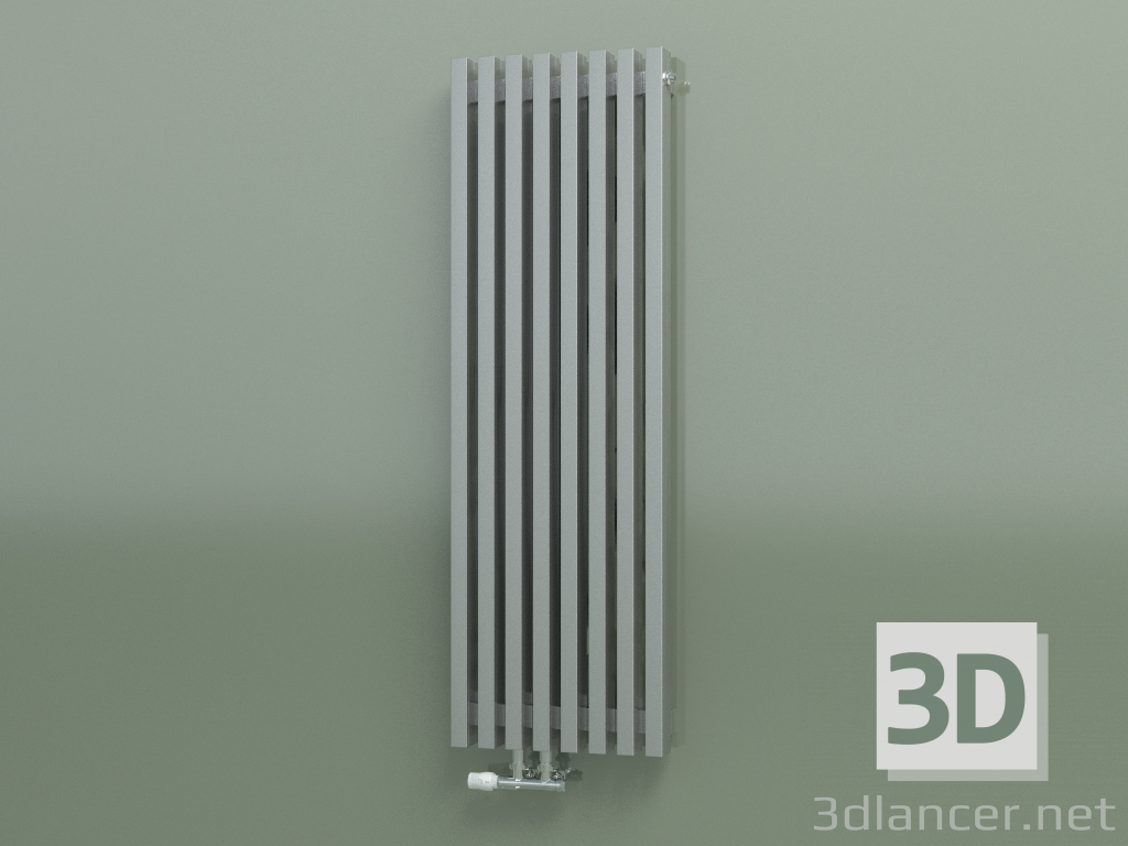 modello 3D Radiatore verticale RETTA (8 sezioni 1200 mm 60x30, technolac) - anteprima