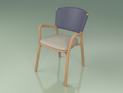 Cadeira 061 (azul, teca)