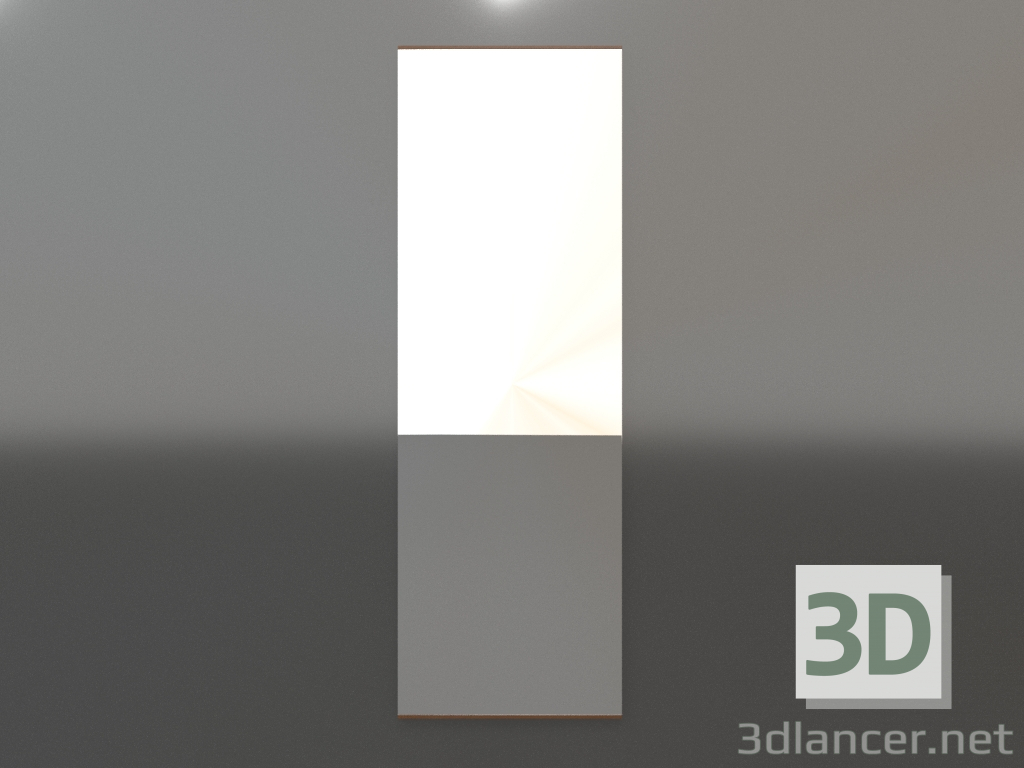 modèle 3D Miroir ZL 01 (600x1800, bois brun clair) - preview