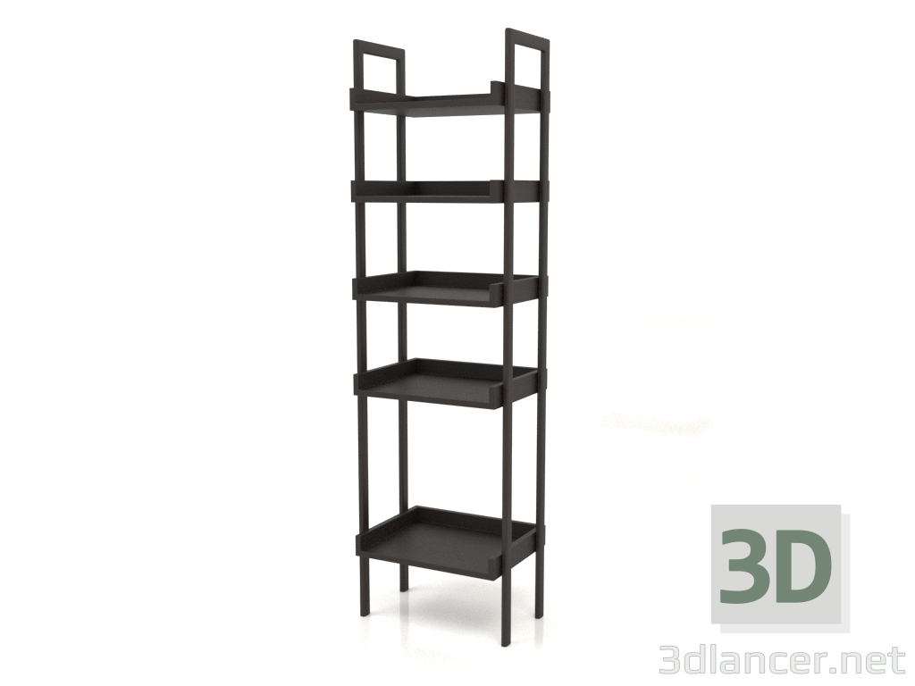 3 डी मॉडल रैक एसटी 03 (कुर्सी के बिना) (550x400x1900, लकड़ी का भूरा गहरा) - पूर्वावलोकन