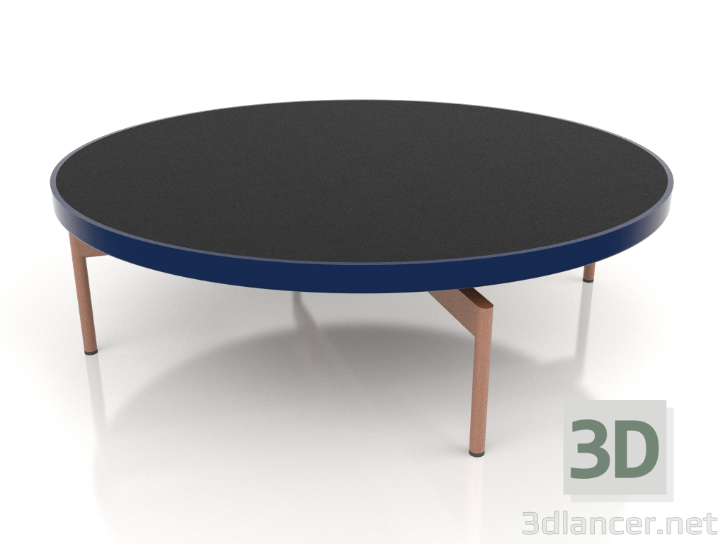 modèle 3D Table basse ronde Ø120 (Bleu nuit, DEKTON Domoos) - preview