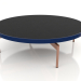 modèle 3D Table basse ronde Ø120 (Bleu nuit, DEKTON Domoos) - preview