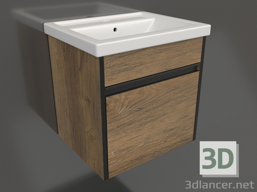 3d model Hanging cabinet 50 cm (URB0105DB) - preview