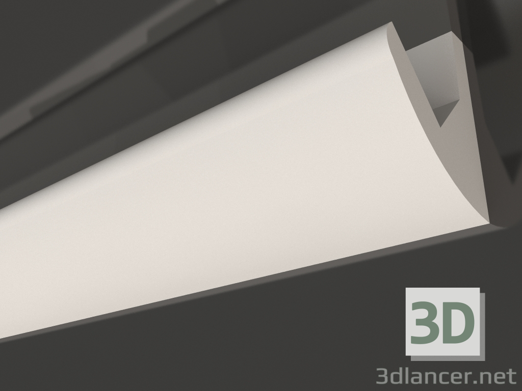 Modelo 3d Cornija de teto de gesso com iluminação KGC 039 3 (40х32) - preview