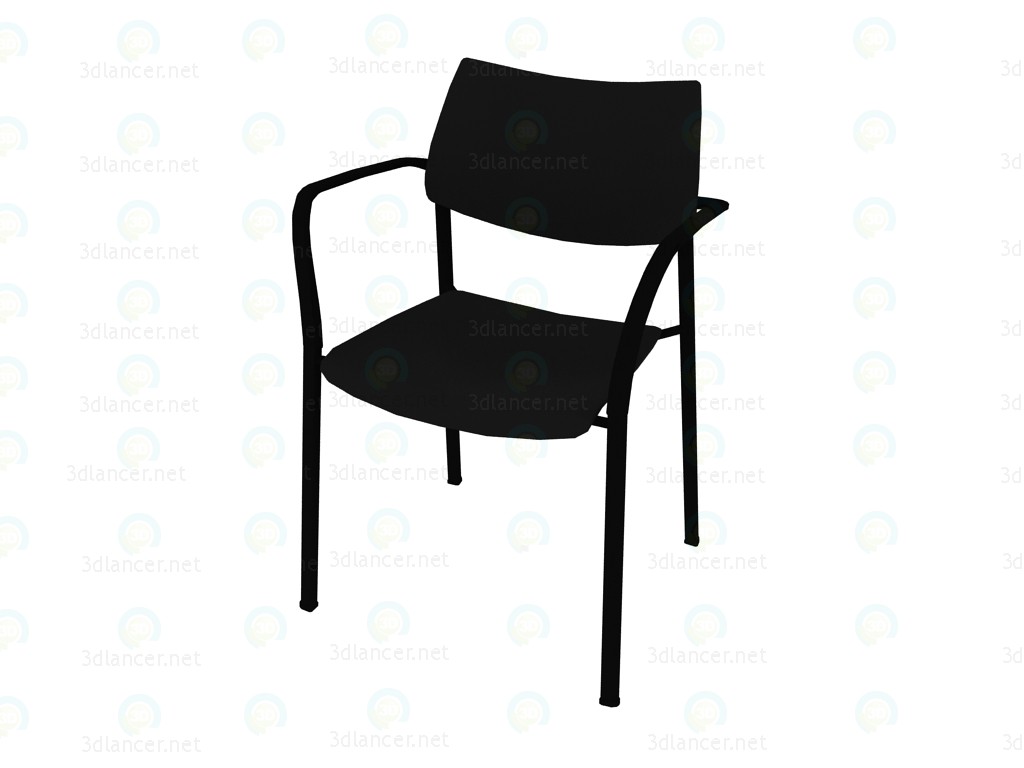 3 डी मॉडल Stackable कुर्सी armrests पॉलियामाइड के किए गए साथ - पूर्वावलोकन