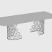 3D Modell Esstisch MANFRED TABLE (250X110XH75) - Vorschau