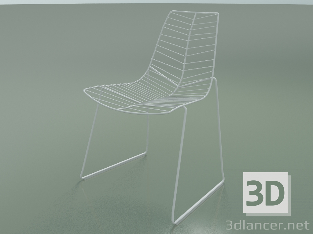 modèle 3D Chaise de rue 1801 (sur traîneau, empilable, V12) - preview