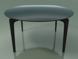 Table ronde 6701 (H 42,5 - Ø84 cm, Verre fumé, V44)