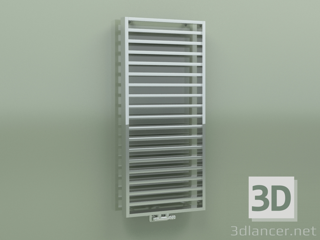 3D modeli Isıtmalı havlu askısı (1208x500, Krom kaplamalı) - önizleme