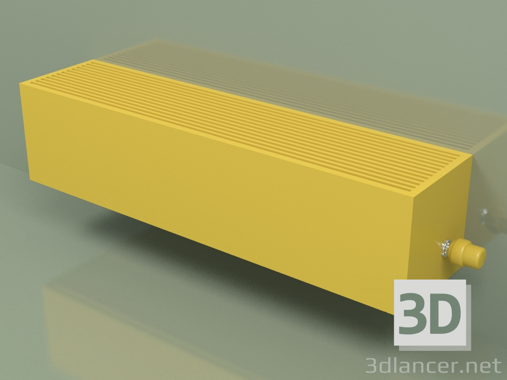 modello 3D Convettore - Aura Slim Basic (240x1000x230, RAL 1012) - anteprima