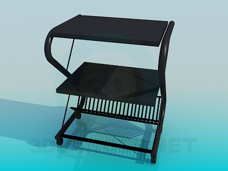 3d model Trolley in hotel - preview 3d model Trolley in hotel - preview