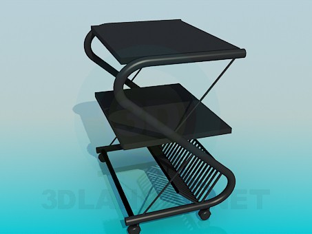 3d model Trolley in hotel - preview 3d model Trolley in hotel - preview