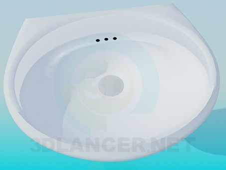 3d model wash basin - preview 3d model wash basin - preview