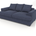 3d model Richard straight 3-seater sofa - preview