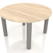 modello 3D Tavolino P 60 (Grigio quarzo, legno Iroko) - anteprima