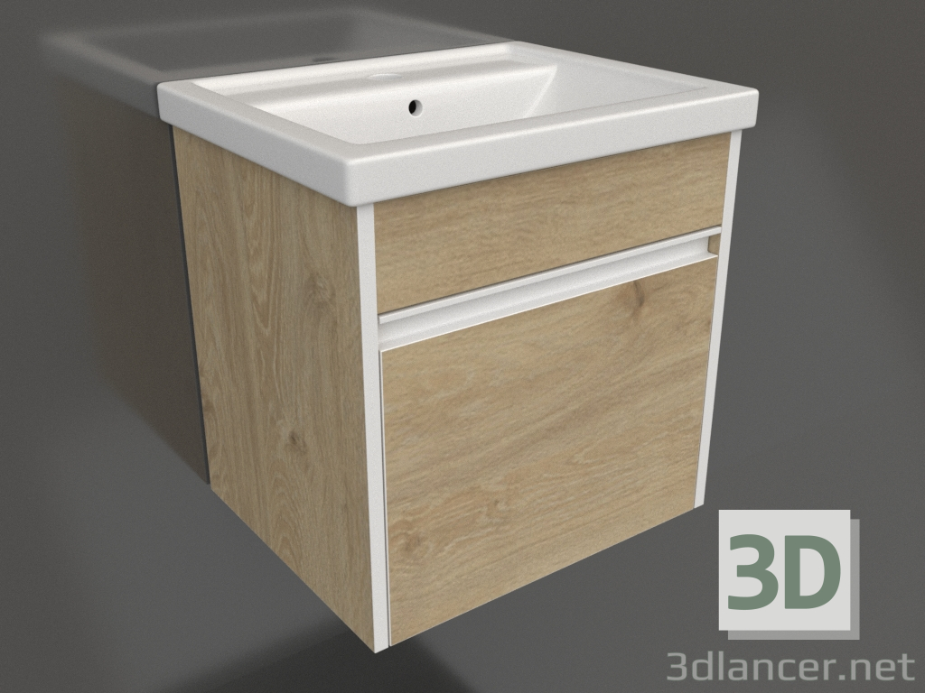 3D modeli Asma dolap 50 cm (URB0105DD) - önizleme