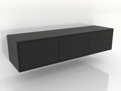 TV dolabı 2 1500 mm (siyah RAL 9005)
