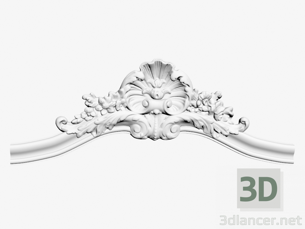 3D modeli Mullion DS-139 (635x240mm) - önizleme
