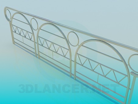 3d model Fence - preview 3d model Fence - preview