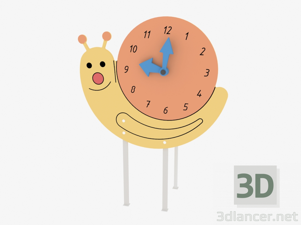 3d model Snail Watch Game Panel (4037) - preview