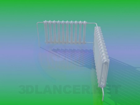 3d модель Батарея – превью 3d модель Батарея – превью