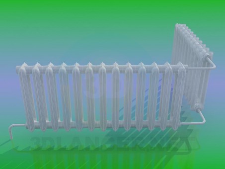 3d модель Батарея – превью 3d модель Батарея – превью