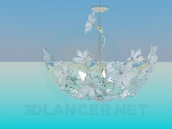 Chandelier with flowers
