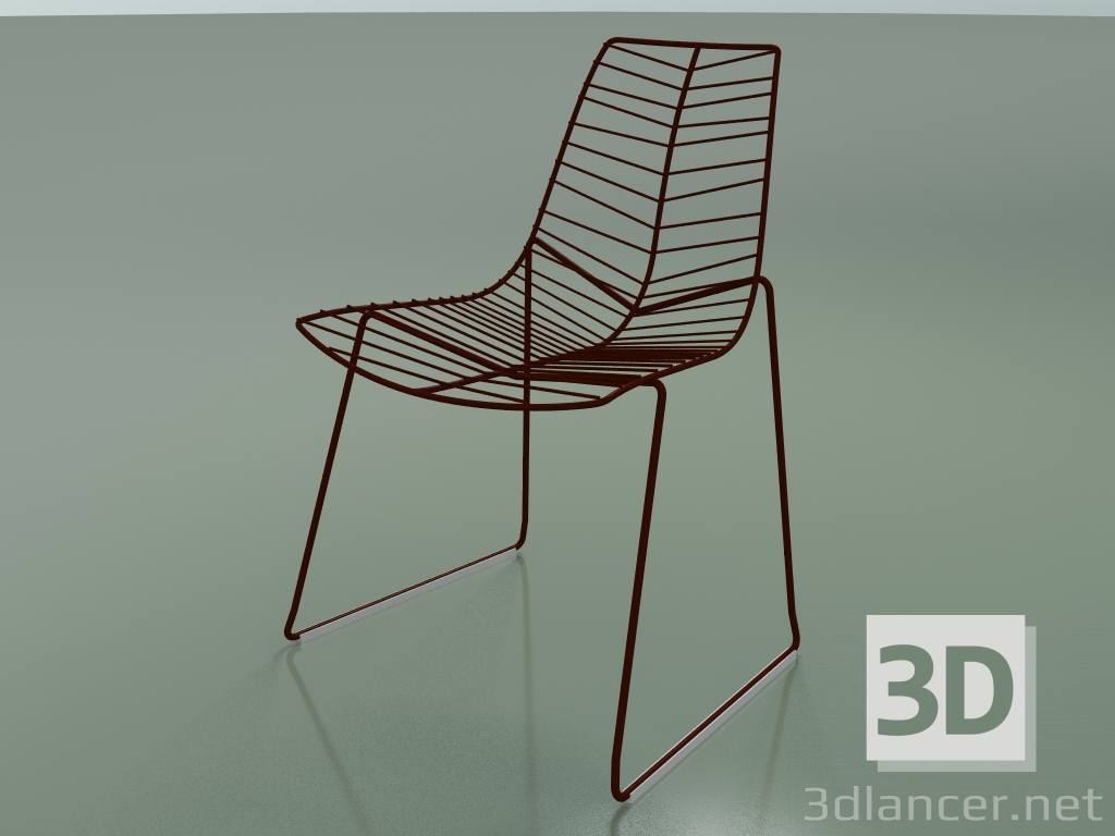 modello 3D Street chair 1801 (su una slitta, impilabile, V34) - anteprima