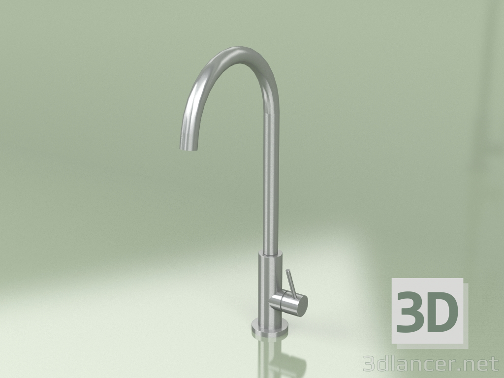 modello 3D Miscelatore lavello cucina con bocca girevole (600, AS) - anteprima
