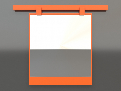 Espelho ZL 13 (600х500, laranja brilhante luminoso)