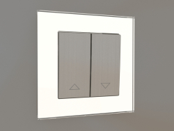 Blind switch (brushed nickel)