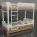 3 डी मॉडल चारपाई बिस्तर ट्यून जे (UWTJA2) - पूर्वावलोकन