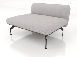 Módulo sofá 1,5 plazas (tapizado exterior de piel)