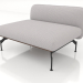 Modelo 3d Módulo de sofá 1,5 lugares (estofamento em couro na parte externa) - preview
