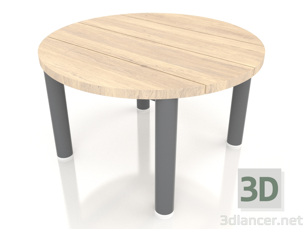 3d модель Стол журнальный D 60 (Anthracite, Iroko wood) – превью