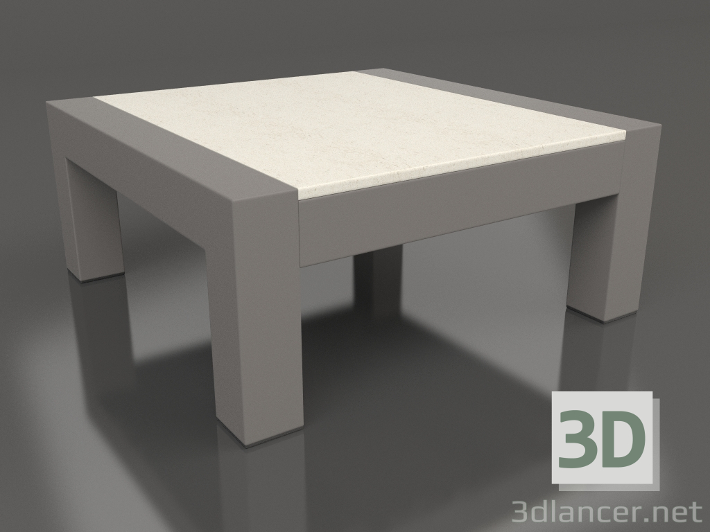 3d model Side table (Quartz gray, DEKTON Danae) - preview