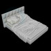 3D modeli buruşuk yatak - önizleme
