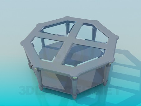 modelo 3D Mesa en forma de octaedros - escuchar modelo 3D Mesa en forma de octaedros - escuchar