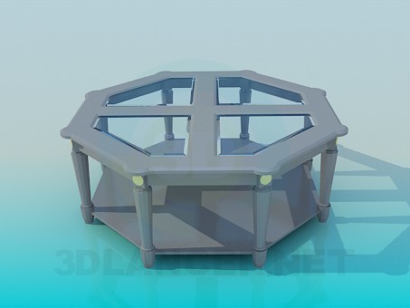 modelo 3D Mesa en forma de octaedros - escuchar modelo 3D Mesa en forma de octaedros - escuchar