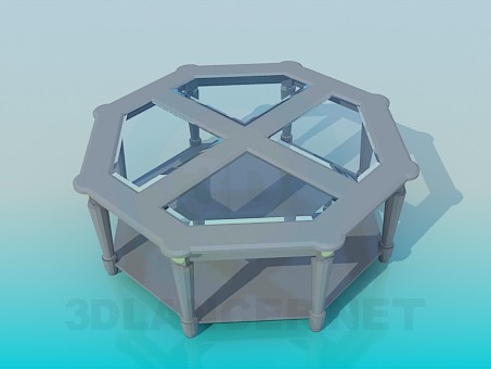 modelo 3D Mesa en forma de octaedros - escuchar modelo 3D Mesa en forma de octaedros - escuchar