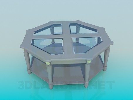modelo 3D Mesa en forma de octaedros - escuchar modelo 3D Mesa en forma de octaedros - escuchar