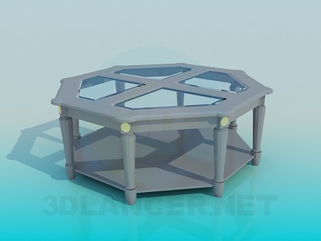 modelo 3D Mesa en forma de octaedros - escuchar modelo 3D Mesa en forma de octaedros - escuchar