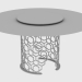 3D modeli Yemek masası MANFRED TABLE (d160XH74) - önizleme