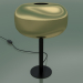 3D Modell Tischlampe Caminia (Gold Lampenschirm, schwarzer Sockel) - Vorschau