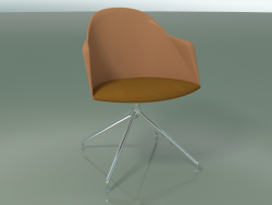 Cadeira 2230 (4 pernas, giratória, CRO, polipropileno PC00004, com almofada)