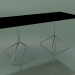 3d model Rectangular table with a double base 5739 (H 72.5 - 79x179 cm, Black, LU1) - preview
