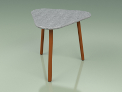 Table d'appoint 010 (Metal Rust, Luna Stone)