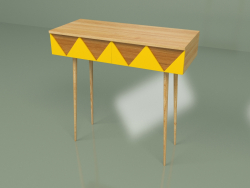 Консоль Woo Desk (жовто-гірчичний)